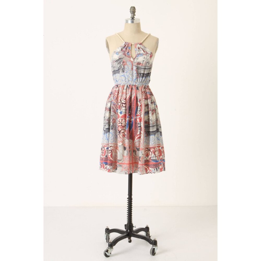 Anthropologie | Floreat Castle Lake Dress XS
